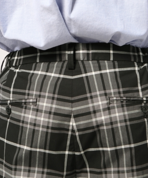 GLOBAL WORK（グローバルワーク）の「ストレッチチェックアンクルパンツ/795925（その他パンツ・メンズ・ダークブラウン/チャコールグレー・MEDIUM/LARGE/SMALL）」の11枚目の写真