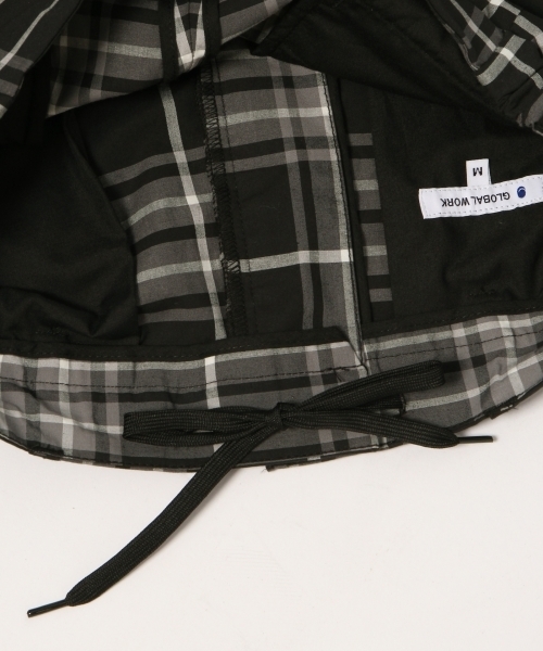 GLOBAL WORK（グローバルワーク）の「ストレッチチェックアンクルパンツ/795925（その他パンツ・メンズ・ダークブラウン/チャコールグレー・MEDIUM/LARGE/SMALL）」の13枚目の写真