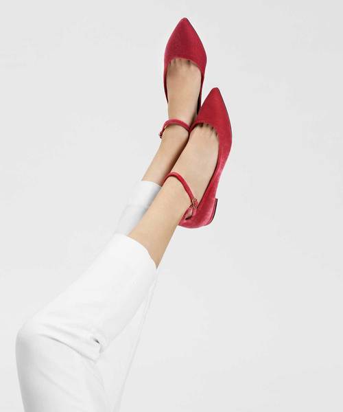 CHARLES & KEITH（チャールズ & キース）の「アンクルストラップフラット / ANKLE STRAP FLATS（パンプス・レディース・ブラック/ピンク/グリーン・22.5cm/23cm/23.5cm/24.5cm/25cm/25.5cm）」の10枚目の写真