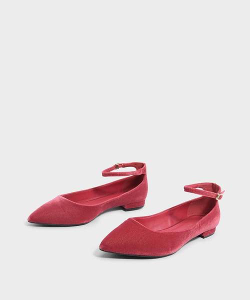 CHARLES & KEITH（チャールズ & キース）の「アンクルストラップフラット / ANKLE STRAP FLATS（パンプス・レディース・ブラック/ピンク/グリーン・22.5cm/23cm/23.5cm/24.5cm/25cm/25.5cm）」の11枚目の写真