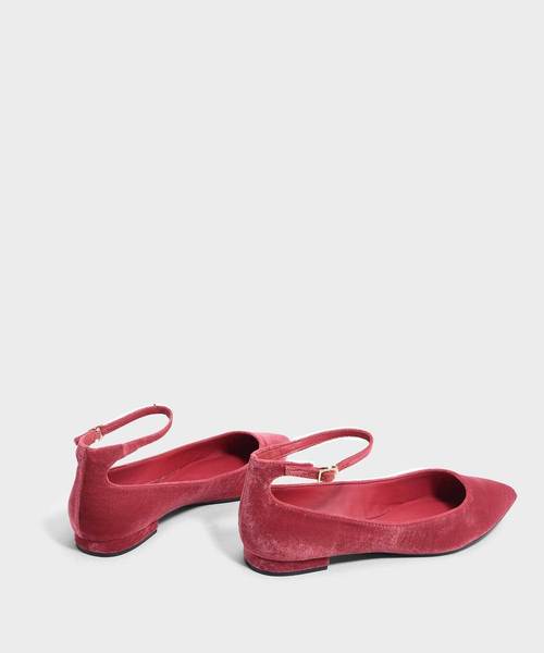 CHARLES & KEITH（チャールズ & キース）の「アンクルストラップフラット / ANKLE STRAP FLATS（パンプス・レディース・ブラック/ピンク/グリーン・22.5cm/23cm/23.5cm/24.5cm/25cm/25.5cm）」の12枚目の写真