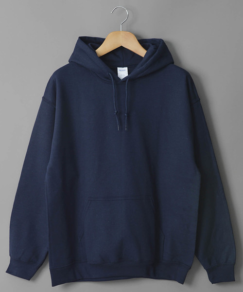 GILDAN（ギルダン）の「GILDAN/ギルダン　8ozプルパーカー（パーカー・メンズ・ライトグレー/ライトブルー/ブラック/ネイビー/グレー/レッド/ゴールド/ワインレッド・SMALL/MEDIUM/LARGE/X-LARGE）」の5枚目の写真