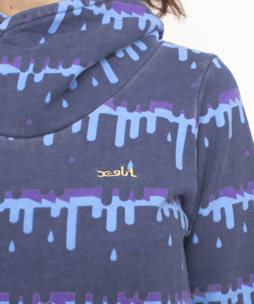 X-girl(エックスガール)の「DRIP SWEAT DRESS(ワンピース・レディース・ブルー/オレンジ/ブラック・2/1)」の12枚目の写真
