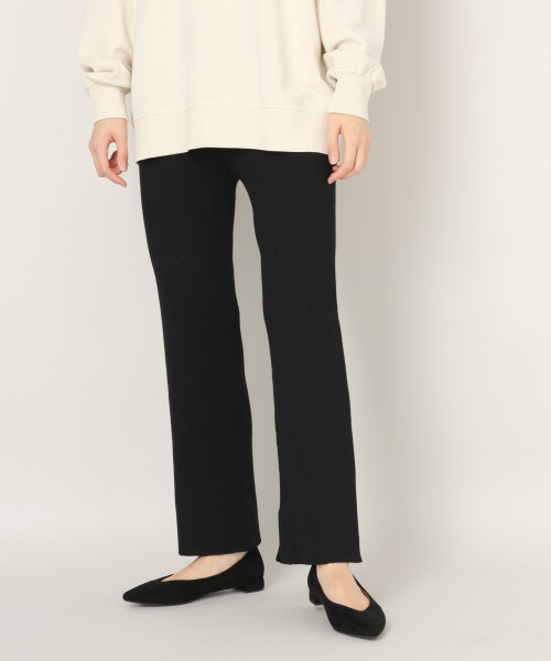 LOWRYS FARM（ローリーズファーム）の「ウールコンニットパンツ　818314（その他パンツ・レディース・ブラウン/アイボリー/ブラック・FREE）」の3枚目の写真