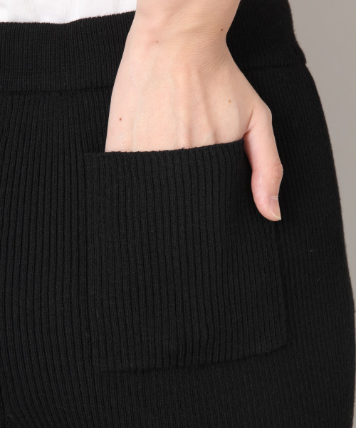 LOWRYS FARM（ローリーズファーム）の「ウールコンニットパンツ　818314（その他パンツ・レディース・ブラウン/アイボリー/ブラック・FREE）」の8枚目の写真