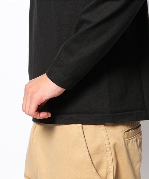 Denime(ドゥニーム)の「BASIC CUTSEW LS CN TEE/ベーシックカットソークルーネックロンT(Tシャツ/カットソー・メンズ・ホワイト/ブラック/グレー/ネイビー/杢グレー・SMALL/MEDIUM/LARGE/X-SMALL)」の18枚目の写真