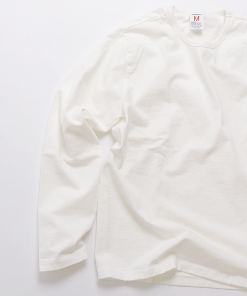 Denime(ドゥニーム)の「BASIC CUTSEW LS CN TEE/ベーシックカットソークルーネックロンT(Tシャツ/カットソー・メンズ・ホワイト/ブラック/グレー/ネイビー/杢グレー・SMALL/MEDIUM/LARGE/X-SMALL)」の11枚目の写真