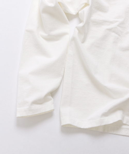 Denime(ドゥニーム)の「BASIC CUTSEW LS CN TEE/ベーシックカットソークルーネックロンT(Tシャツ/カットソー・メンズ・ホワイト/ブラック/グレー/ネイビー/杢グレー・SMALL/MEDIUM/LARGE/X-SMALL)」の12枚目の写真