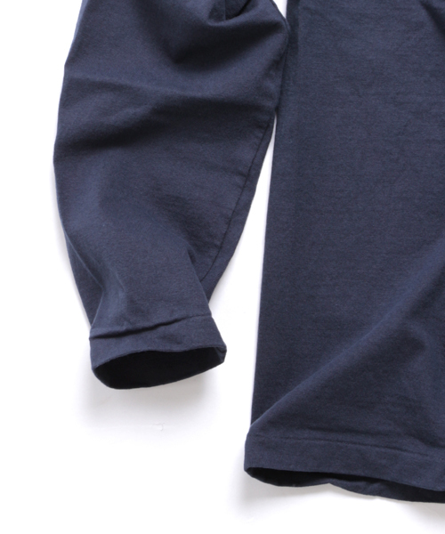 Denime(ドゥニーム)の「BASIC CUTSEW LS CN TEE/ベーシックカットソークルーネックロンT(Tシャツ/カットソー・メンズ・ホワイト/ブラック/グレー/ネイビー/杢グレー・SMALL/MEDIUM/LARGE/X-SMALL)」の6枚目の写真