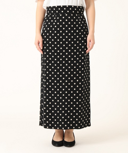 journal standard L'essage（ジャーナルスタンダードレサージュ）の「ヴィスコースドットスカート◆（スカート・レディース・ブラック/ナチュラル・36/38）」の15枚目の写真