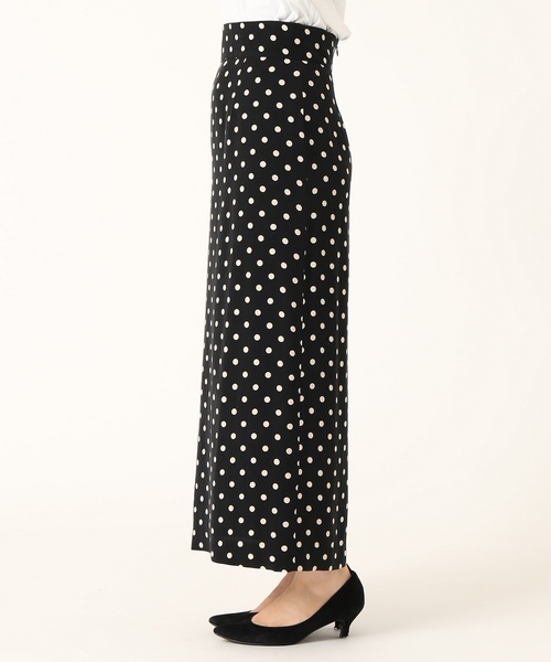 journal standard L'essage（ジャーナルスタンダードレサージュ）の「ヴィスコースドットスカート◆（スカート・レディース・ブラック/ナチュラル・36/38）」の16枚目の写真