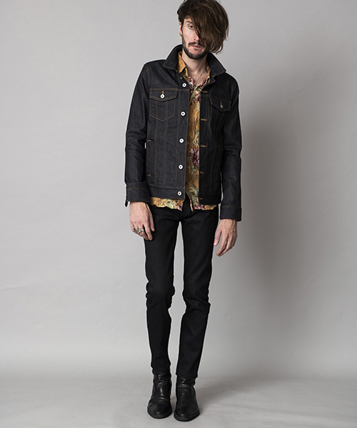 NO ID.（ノーアイディ）の「mp6672-ﾘｼﾞｯﾄﾃﾞﾆﾑｽｷﾆ-PT パンツ（デニムパンツ・メンズ・ブラック/ネイビー/ブルー系その他・1/2/3）」の16枚目の写真