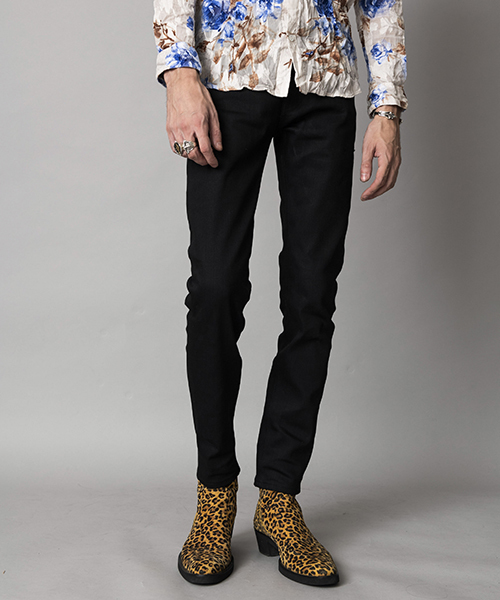 NO ID.（ノーアイディ）の「mp6672-ﾘｼﾞｯﾄﾃﾞﾆﾑｽｷﾆ-PT パンツ（デニムパンツ・メンズ・ブラック/ネイビー/ブルー系その他・1/2/3）」の4枚目の写真