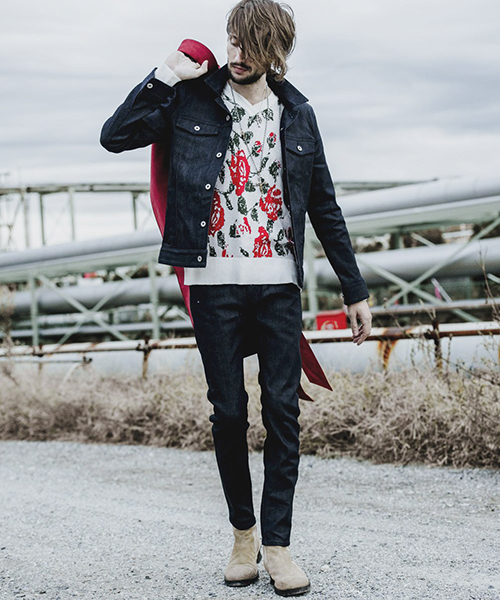 NO ID.（ノーアイディ）の「mp6672-ﾘｼﾞｯﾄﾃﾞﾆﾑｽｷﾆ-PT パンツ（デニムパンツ・メンズ・ブラック/ネイビー/ブルー系その他・1/2/3）」の5枚目の写真