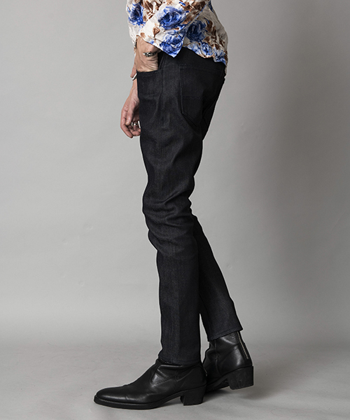 NO ID.（ノーアイディ）の「mp6672-ﾘｼﾞｯﾄﾃﾞﾆﾑｽｷﾆ-PT パンツ（デニムパンツ・メンズ・ブラック/ネイビー/ブルー系その他・1/2/3）」の9枚目の写真