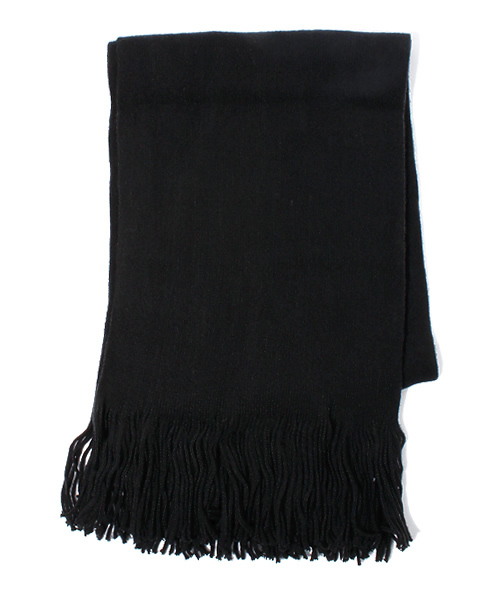 BEAMS（ビームス）の「□BEAMS / ラッセルマフラー（マフラー・メンズ・グレー/チャコールグレー/ブラック/レッド/ネイビー/パープル・ONE SIZE）」の2枚目の写真