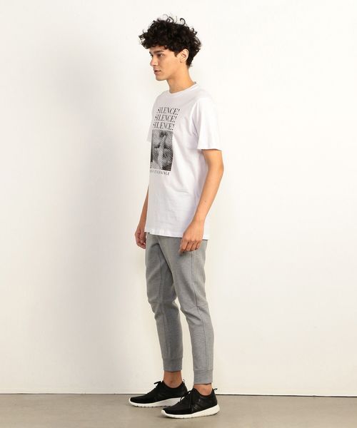 ARMANI EXCHANGE(アルマーニエクスチェンジ)の「【A|Xアルマーニ エクスチェンジ】メッセージ&フォトデザイン クルーネック半袖Tシャツ(Tシャツ/カットソー・メンズ・ホワイト/ブラック・SMALL/MEDIUM/LARGE/X-LARGE/X-SMALL)」の5枚目の写真