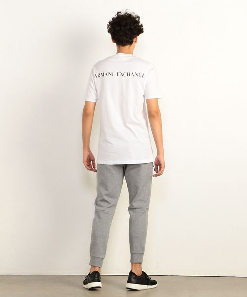 ARMANI EXCHANGE(アルマーニエクスチェンジ)の「【A|Xアルマーニ エクスチェンジ】メッセージ&フォトデザイン クルーネック半袖Tシャツ(Tシャツ/カットソー・メンズ・ホワイト/ブラック・SMALL/MEDIUM/LARGE/X-LARGE/X-SMALL)」の6枚目の写真