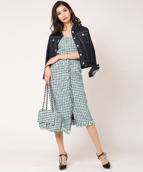 ファンシーラメツイードスカート スカート Vicky ビッキー のファッション スカート セール