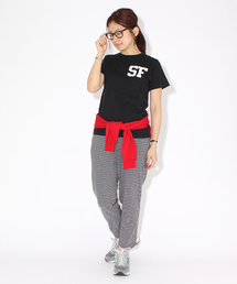 BEAMS BOY | BEAMS BOY / 天竺 ボーダー イージーパンツ(その他パンツ)