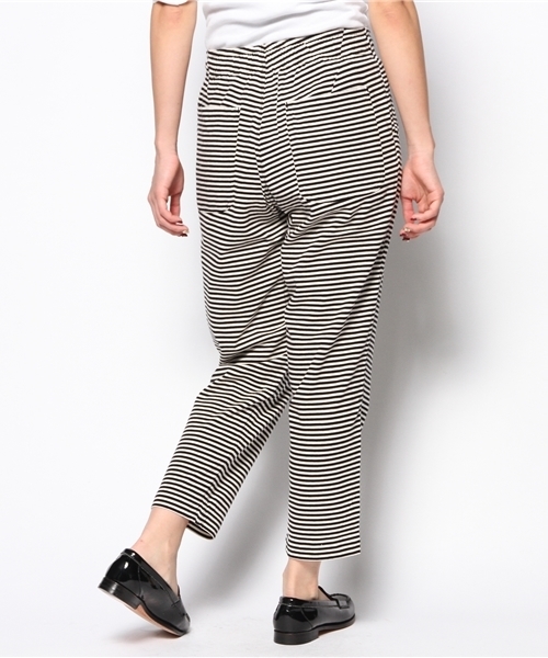 BEAMS BOY（ビームスボーイ）の「○BEAMS BOY / 天竺 ボーダー イージーパンツ（その他パンツ・レディース・ブラック/ネイビー・ONE SIZE）」の11枚目の写真