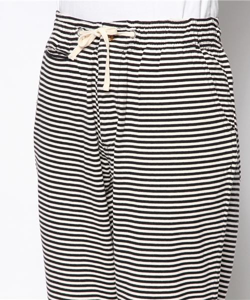 BEAMS BOY（ビームスボーイ）の「○BEAMS BOY / 天竺 ボーダー イージーパンツ（その他パンツ・レディース・ブラック/ネイビー・ONE SIZE）」の12枚目の写真