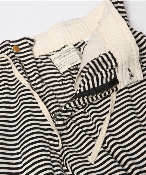 BEAMS BOY（ビームスボーイ）の「○BEAMS BOY / 天竺 ボーダー イージーパンツ（その他パンツ・レディース・ブラック/ネイビー・ONE SIZE）」の7枚目の写真