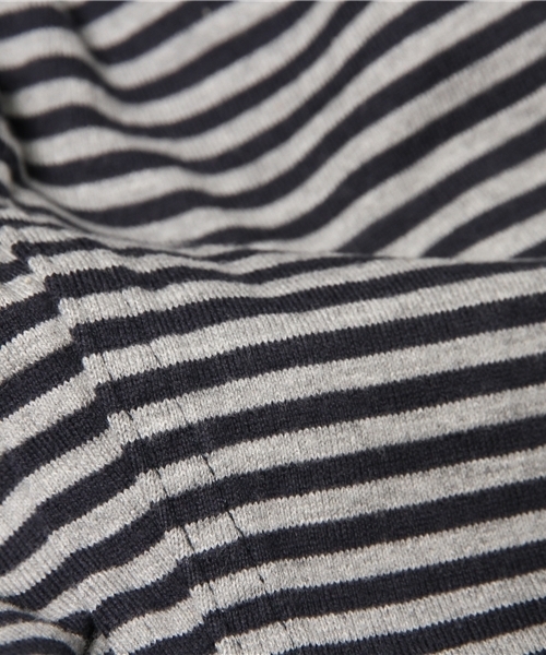 BEAMS BOY（ビームスボーイ）の「○BEAMS BOY / 天竺 ボーダー イージーパンツ（その他パンツ・レディース・ブラック/ネイビー・ONE SIZE）」の9枚目の写真