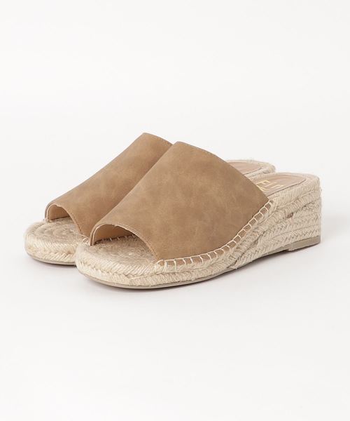 Fin（フィン）の「ジュートウェッジサボサンダル（サンダル・レディース・ブラック/シルバー/アイボリー/キャメル・LL/S/M/L）」の3枚目の写真