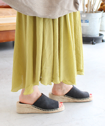 ジュートウェッジサボサンダル