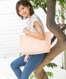 キャンディーカラープリーツトート