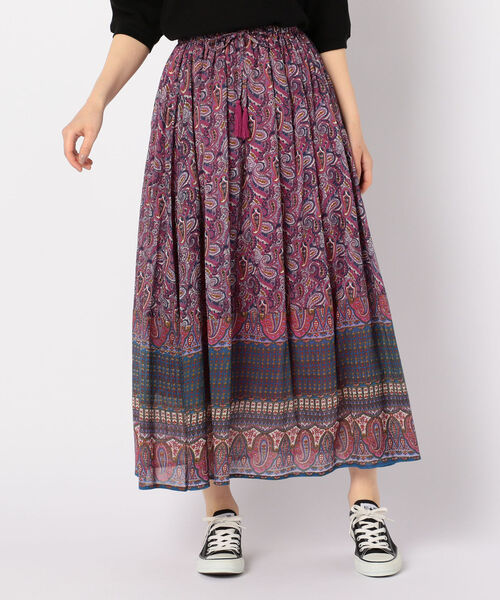 fredy repit（フレディレピ）の「インドプリントスカート（スカート・レディース・グリーン系その他/ピンク系その他・38）」の3枚目の写真