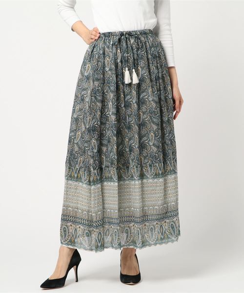 fredy repit（フレディレピ）の「インドプリントスカート（スカート・レディース・グリーン系その他/ピンク系その他・38）」の9枚目の写真