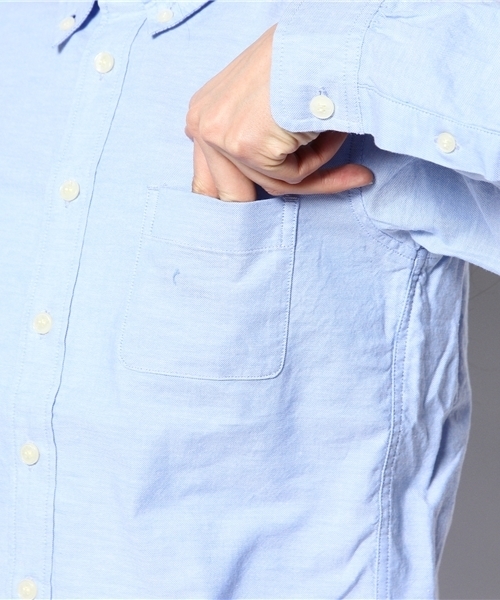 B:MING by BEAMS（ビーミングバイビームス）の「ビーミング by ビームス / ボタンダウンOXシャツ（シャツ/ブラウス・レディース・ホワイト/グレー/サックスブルー・LARGE/MEDIUM/SMALL）」の10枚目の写真