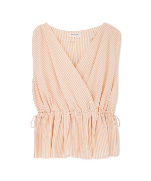 NATURAL BEAUTY BASIC（ナチュラルビューティーベーシック）の「ストライプカシュクールブラウス（シャツ/ブラウス・レディース・ブラウン系その他/オレンジ系その他・MEDIUM/SMALL）」の17枚目の写真