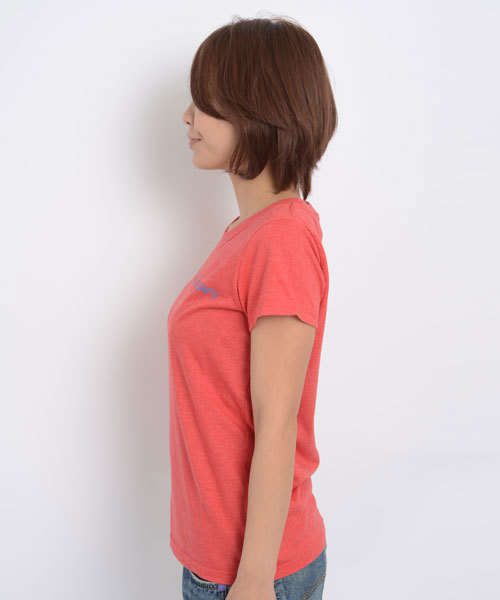 X-girl（エックスガール）の「TXCC LOGO S/S TEE（Tシャツ/カットソー・レディース・ホワイト/ブラック/アッシュグレー/レッド・1/2）」の7枚目の写真