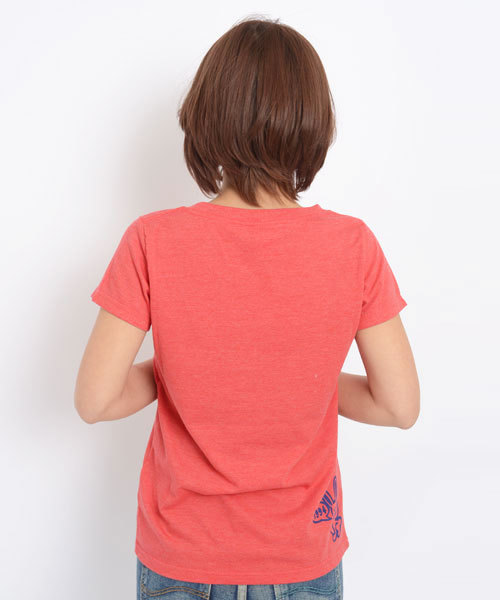 X-girl（エックスガール）の「TXCC LOGO S/S TEE（Tシャツ/カットソー・レディース・ホワイト/ブラック/アッシュグレー/レッド・1/2）」の8枚目の写真