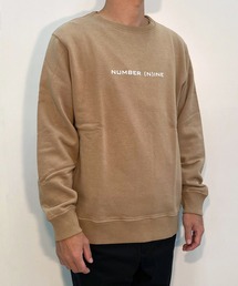 NUMBER(N)INE_SWEATSHIRT / ナンバーナイン ワンポイントロゴ クルーネックスウェット