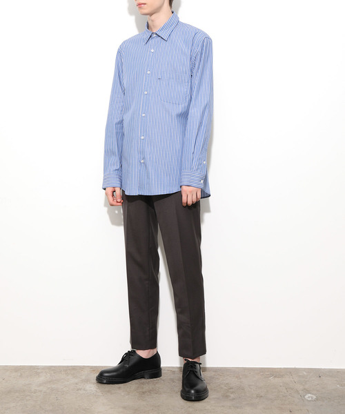 JUNRED（ジュンレッド）の「コンフォートFITオックスBDシャツ（シャツ/ブラウス・メンズ・オフホワイト/キナリ/ブルー系その他4・FREE/S/M/L）」の4枚目の写真