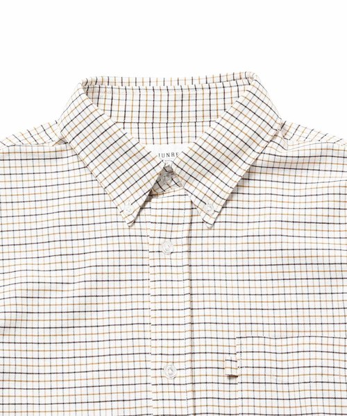 JUNRED（ジュンレッド）の「コンフォートFITオックスBDシャツ（シャツ/ブラウス・メンズ・オフホワイト/キナリ/ブルー系その他4・FREE/S/M/L）」の16枚目の写真
