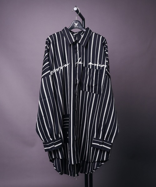 AFYF（エーエフワイエフ）の「【ビッグシルエット】BACKZIP SHIRT/ビッグシルエット バックジップシャツ（シャツ/ブラウス・メンズ・サックスブルー/ブラック/ホワイト/ホワイト系その他/ダークグリーン/ワインレッド/ブラック系その他/グレー系その他2/グレー系その他/オフホワイト/ブルー系その他2/ブルー系その他/ライトベージュ/レッド系その他2/ブラック系その他2/グリーン系その他/レッド系その他/ホワイト系その他2/ブラック系その他3・FREE）」の7枚目の写真