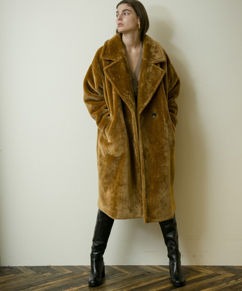 MAISON SPECIAL エコムートンビックカラーコート MAISON SPECIAL（メゾンスペシャル）の「エコムートンビックカラー