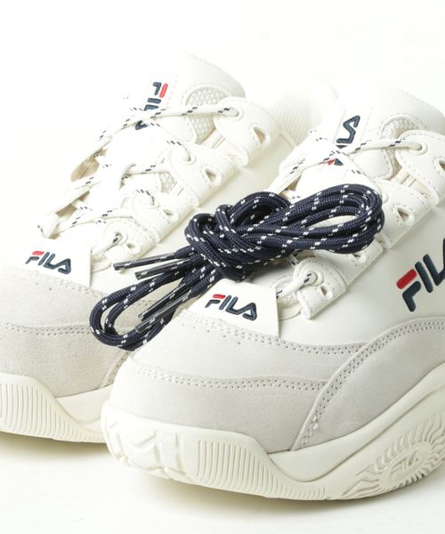 WEGO（ウィゴー）の「WEGO/FILA プロヴィナンス Low（スニーカー・メンズ・ブラック/オフホワイト・MEDIUM/LARGE/X-LARGE）」の3枚目の写真