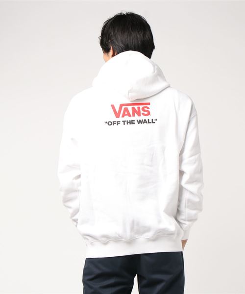 VANS(バンズ)の「VANS-KANA VANS PULL OVER HOODIE(パーカー・メンズ・ホワイト/ブラック・M/L)」の12枚目の写真