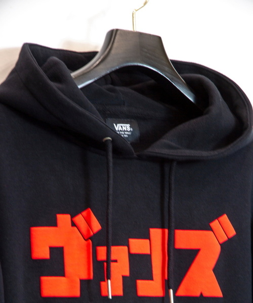 VANS(バンズ)の「VANS-KANA VANS PULL OVER HOODIE(パーカー・メンズ・ホワイト/ブラック・M/L)」の7枚目の写真