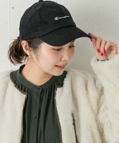 Champion キャップ Champion チャンピオン のファッション セール 帽子 コーデュロイキャップ キャップ