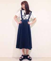 Kastane | 【Kastane】サスペンダー付きスカート(スカート)