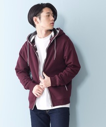 【BLUE STANDARD】裏ボアZIPパーカー モコモコ
