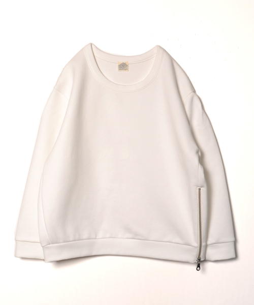 AMERICAN RAG CIE（アメリカンラグシー）の「ダンボールニットプルオーバー/208-AON-L142-CT102（Tシャツ/カットソー・レディース・ホワイト/トップグレー/ネイビー・FREE）」の16枚目の写真