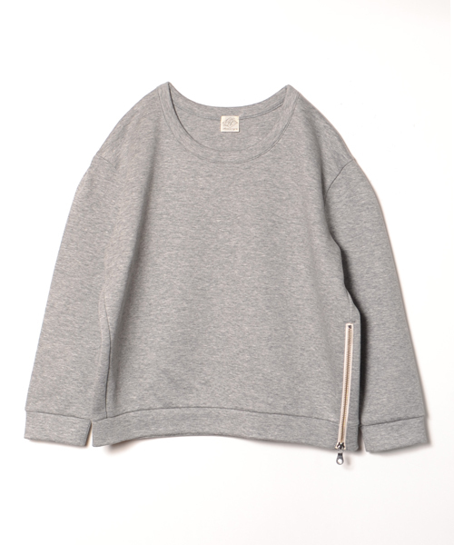 AMERICAN RAG CIE（アメリカンラグシー）の「ダンボールニットプルオーバー/208-AON-L142-CT102（Tシャツ/カットソー・レディース・ホワイト/トップグレー/ネイビー・FREE）」の6枚目の写真